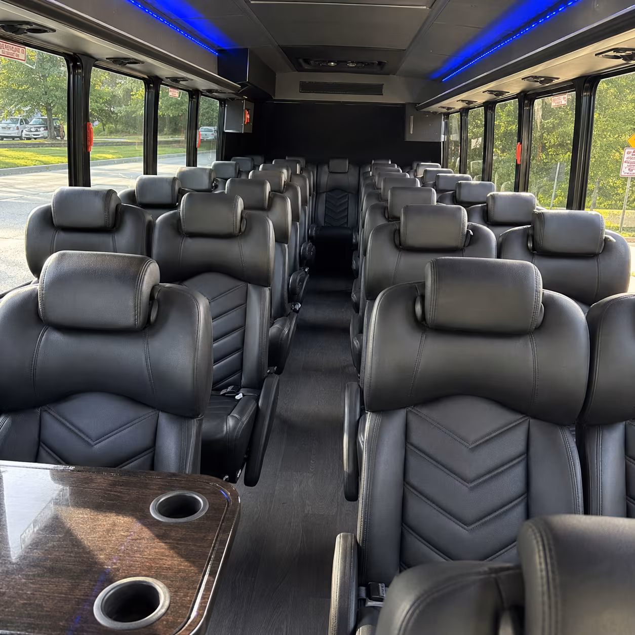 charter buses for large wedding weekends across palm beach county
