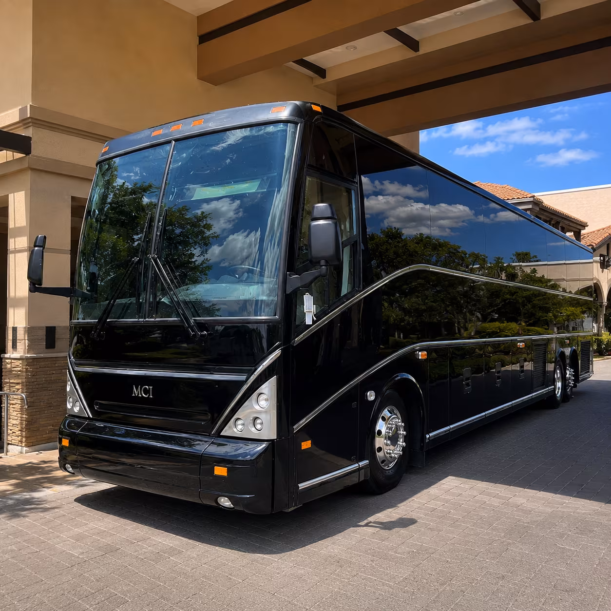 employee shuttle buses for palm beach gardens business parks and office complexes