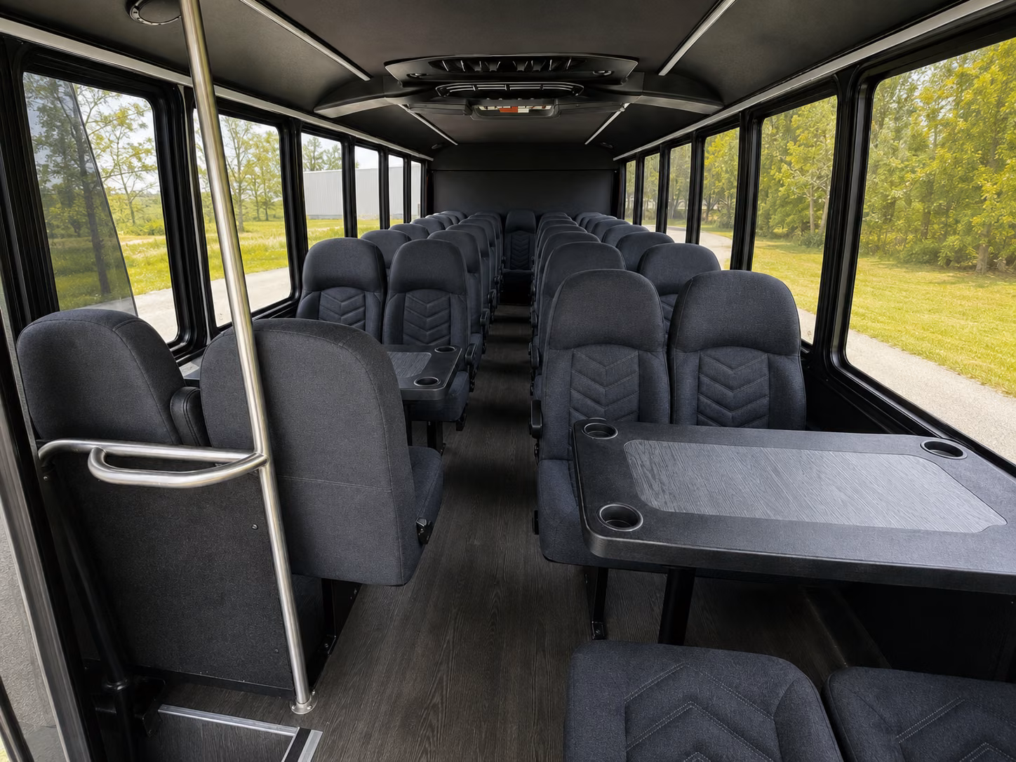 palm beach gardens 20 passenger minibus inside