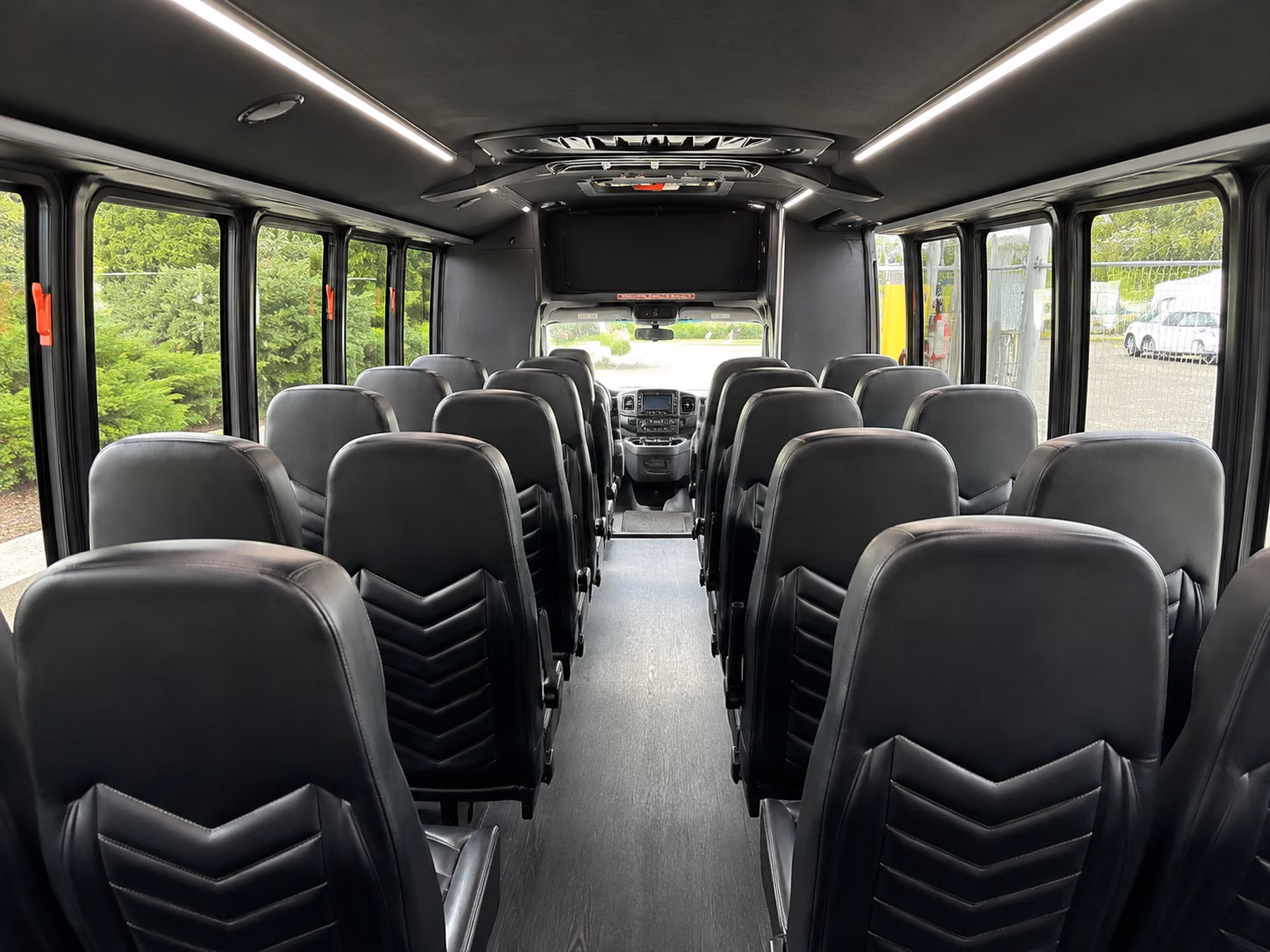 palm beach gardens 20 passenger minibus interior