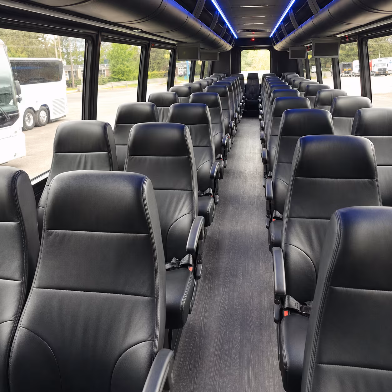 palm beach gardens 25 passenger minibus inside