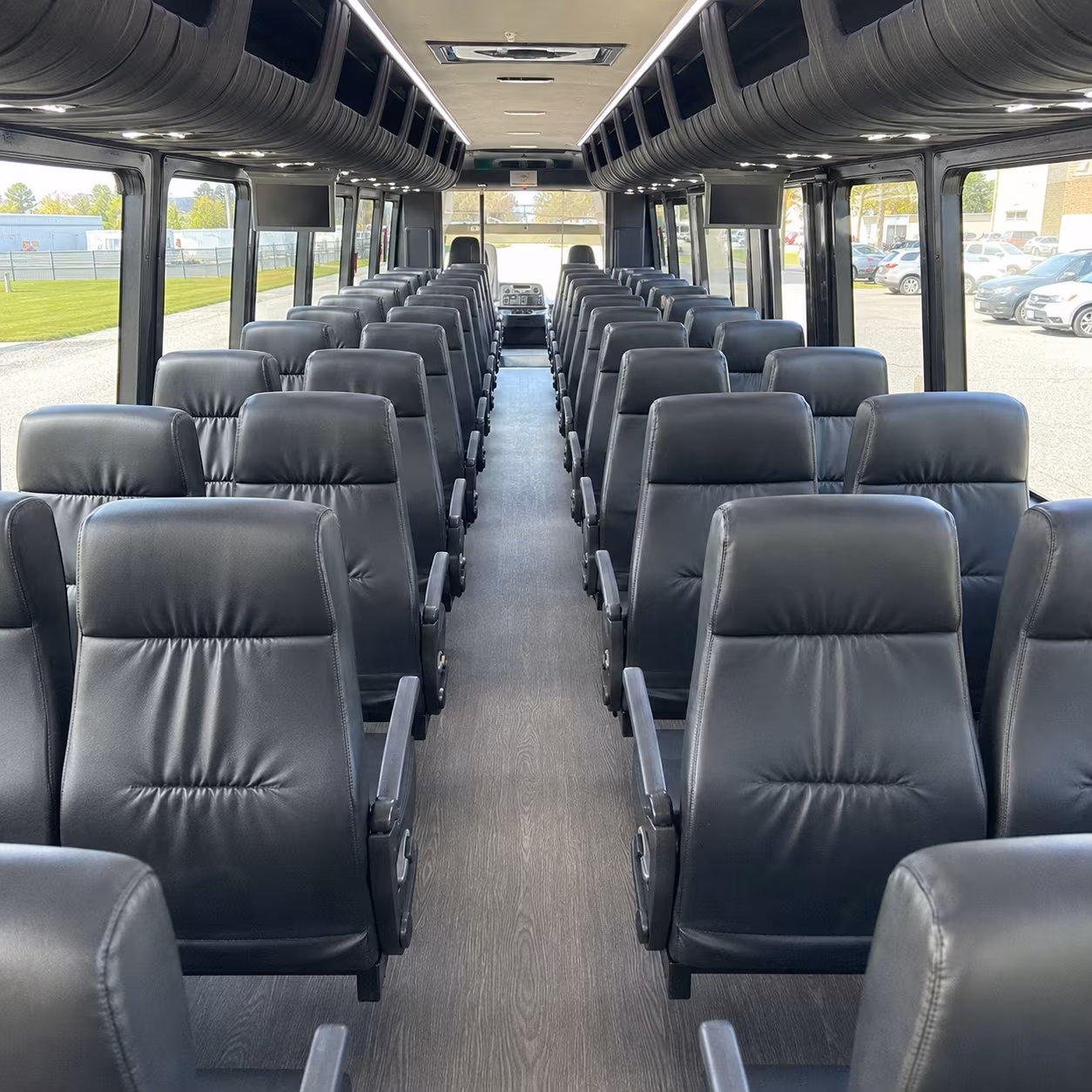 palm beach gardens 30 passenger minibus interior
