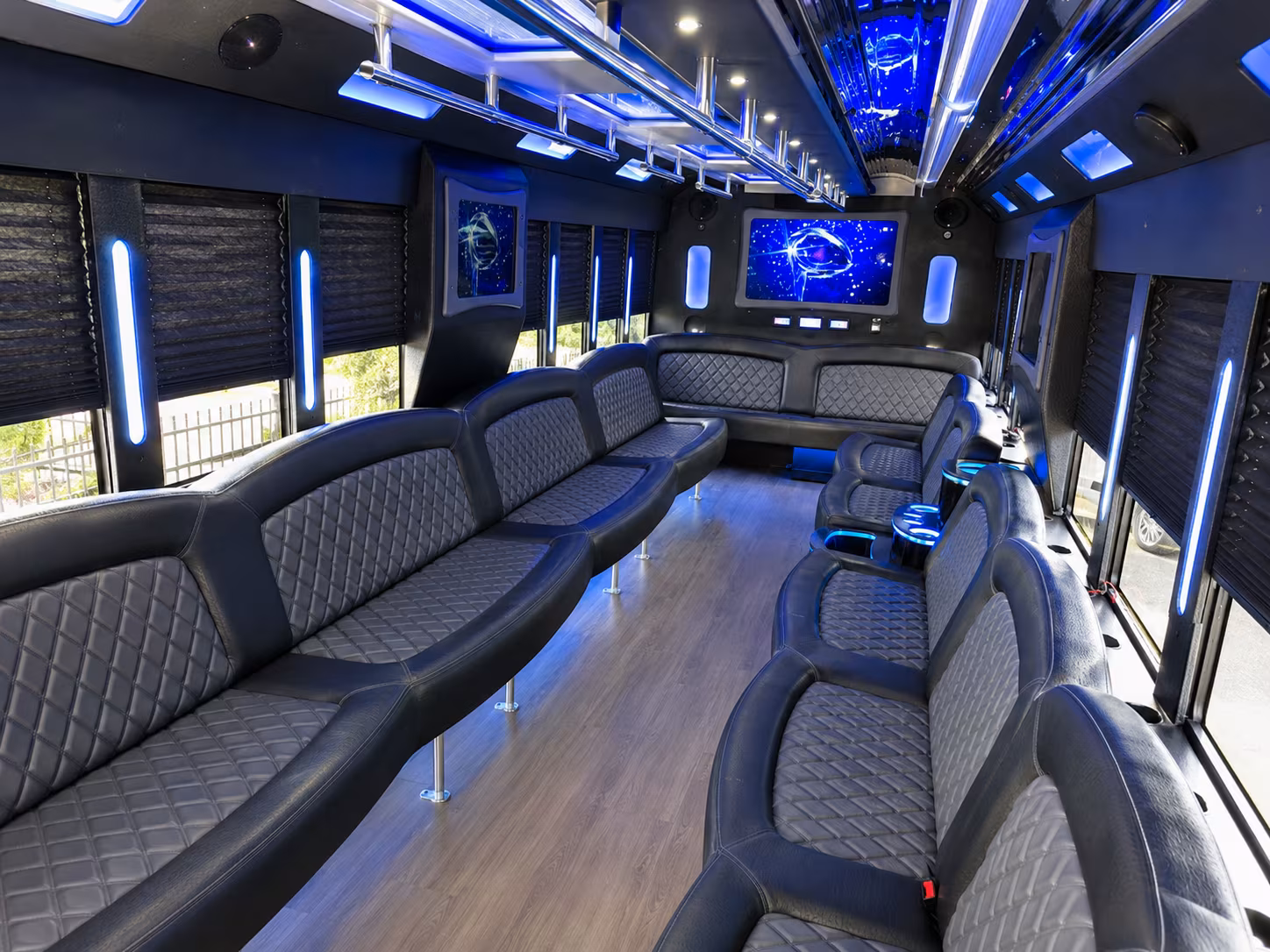 palm beach gardens anniversary party bus rental