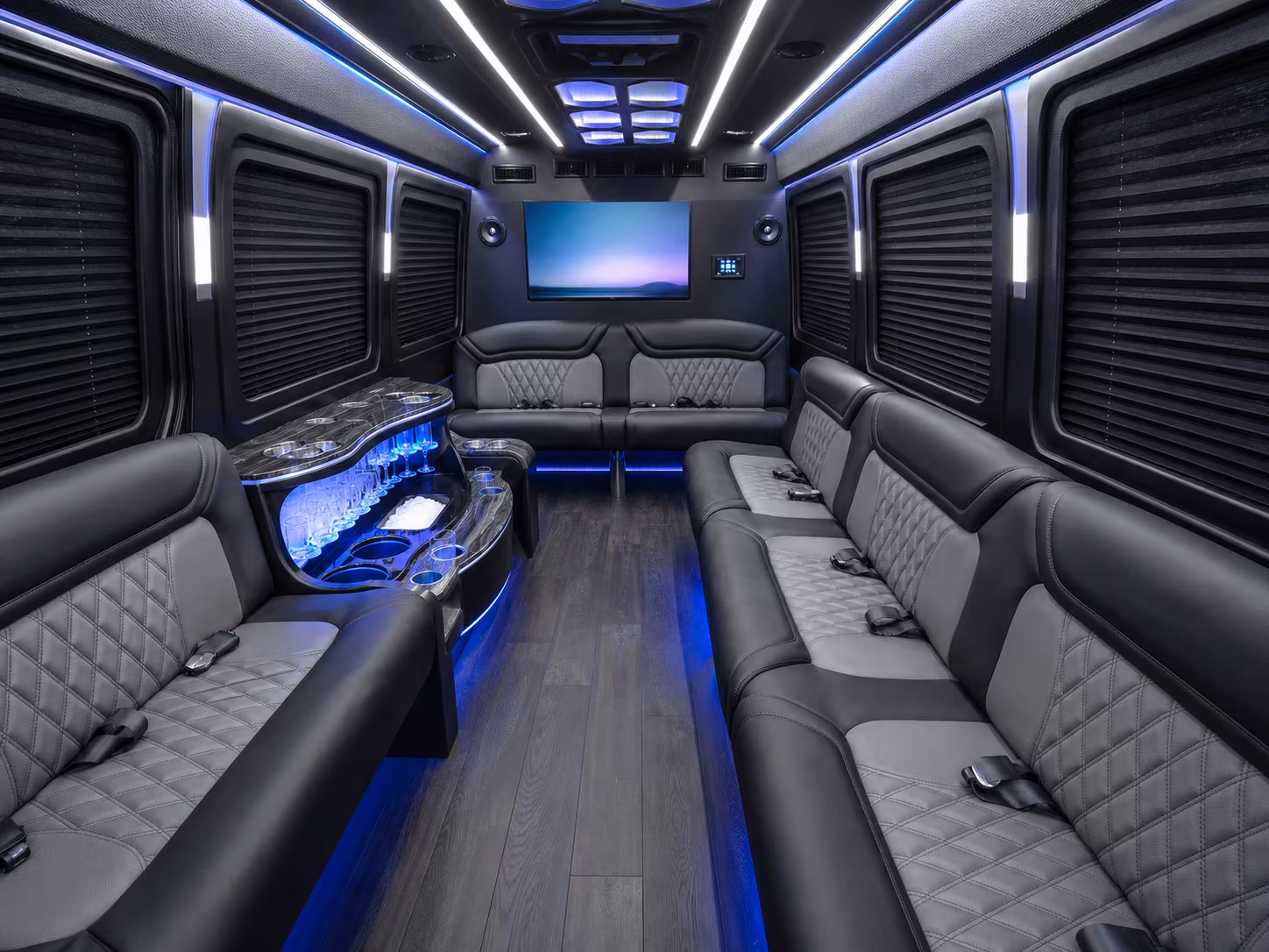 palm beach gardens sprinter limousine inside