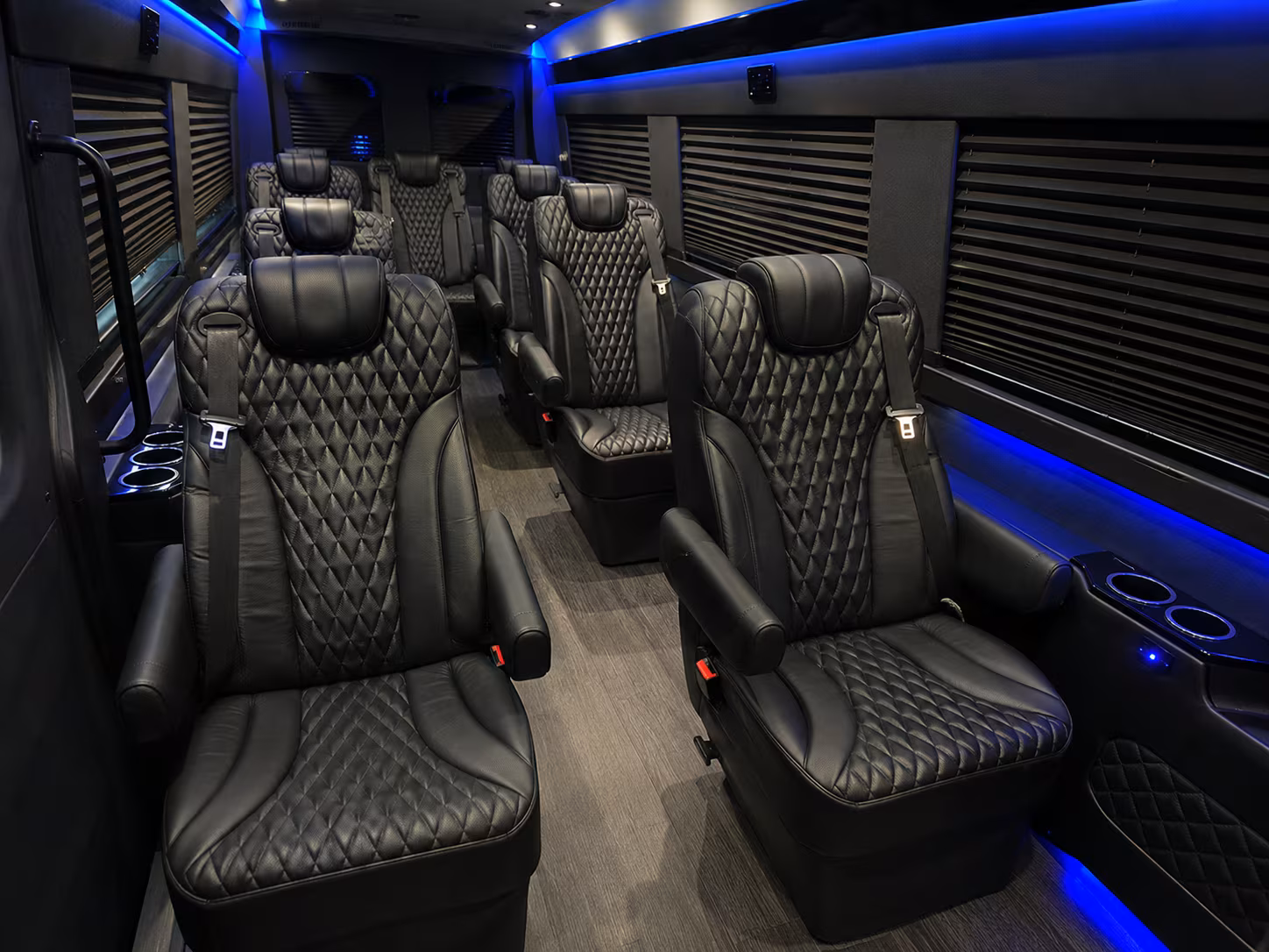 palm beach gardens sprinter van with driver inside
