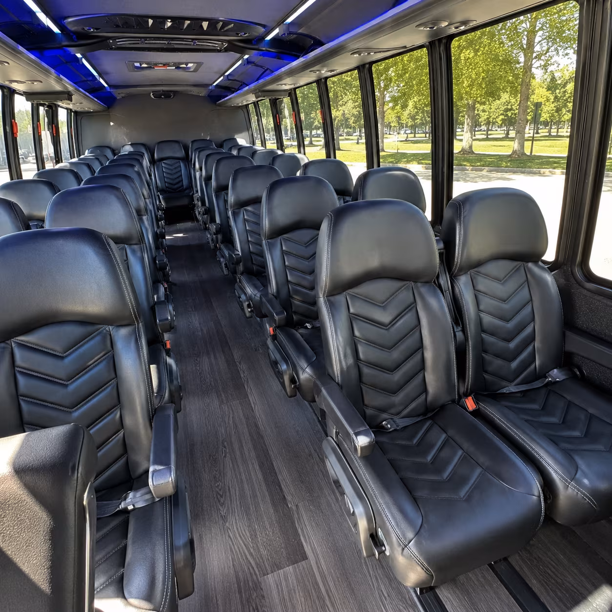 palm beach gardens wedding transportation onboard seating