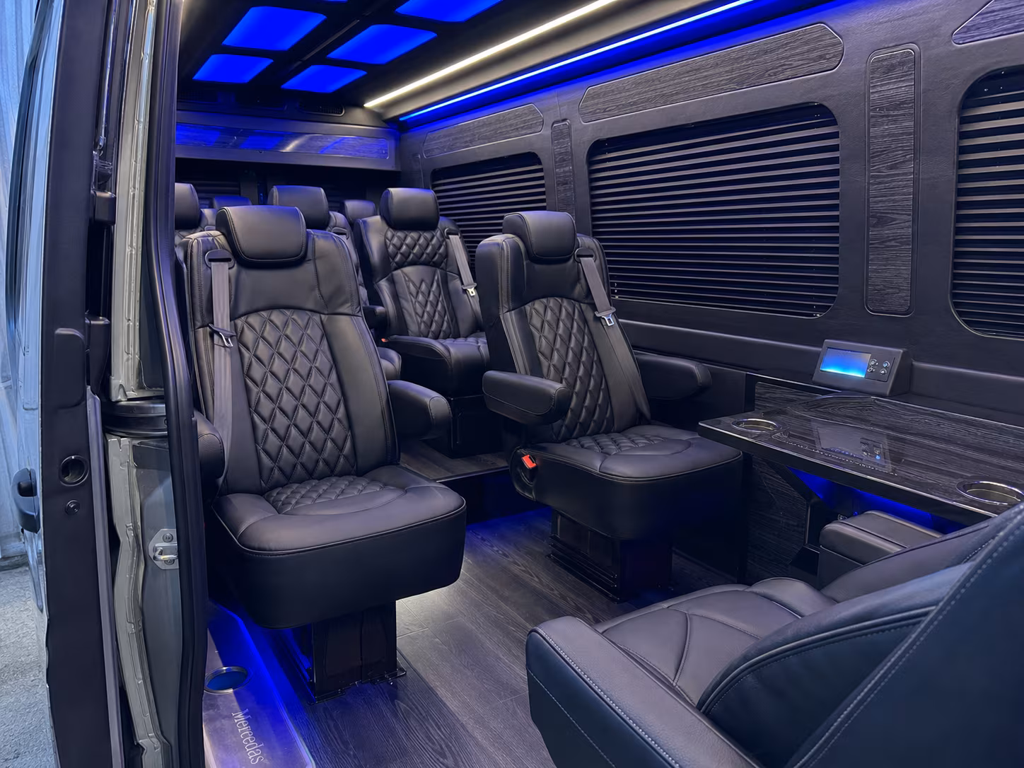 sprinter van transportation for groups and events across palm beach gardens